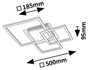 Rabalux 71371 - Plafonieră LED OTTAVIA LED/40W/230V 3000K