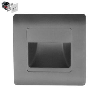 Corp de iluminat LED pentru scări Emithor 70439 STEP LIGHT LED/1W/230V antracit