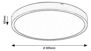 Plafonieră LED pentru baie Rabalux 71426 ALENZO LED/18W/230V IP44 alb