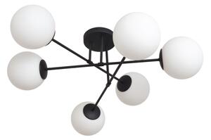 Abajur universal de rezervă din sticlă MOON E27 d. 16 cm alb