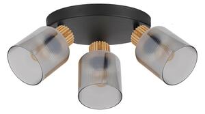 Brilagi - Corp de iluminat cu spoturi HYGGE 3xE14/15W/230V negru/fumuriu