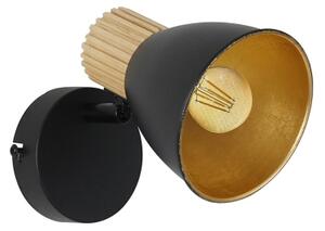 Brilagi - Aplica de perete tip spot ODENSE 1xE14/10W/230V, lemn/negru