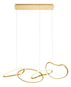 Redo 01-3389 - Lustră reglabilă pe cablu BIAS LED/90W/230V, aurie