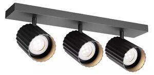 Redo 01-3406 - Spot DELPHI 3xGU10/7W/230V, negru