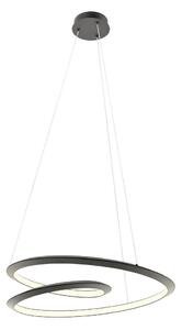 Redo 01-3378 - Lustră LED dimmabilă pe cablu STORM LED/60W/230V, neagră