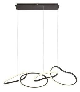Redo 01-3390 - Candelabru LED reglabil pe cablu BIAS LED/90W/230V, negru