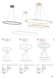 Redo 01-3338 - Candelabru LED dimmabil pe cablu LEO LED/48W/230V bronz