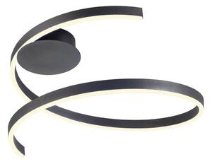 Redo 01-4012 - Plafonieră LED dimabilă SCROLL LED/38W/230V negru