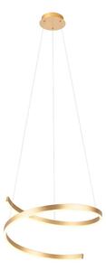 Redo 01-4014 - Lustra LED dimabilă suspendată pe cablu SCROLL LED/38W/230V, auriu