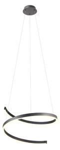 Redo 01-4015 - Lustră LED dimabilă suspendată pe cablu SCROLL LED/38W/230V neagră