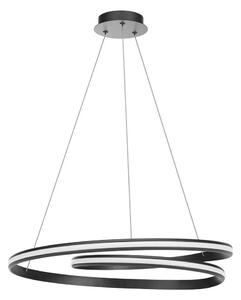 Redo 01-4365 - Lustră LED dimabilă TORSION, suspendată pe cablu, LED/60W/230V, negru