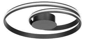 Redo 01-4359 - Plafonieră LED dimabilă TORSION, 40W/230V, neagră