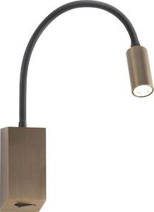 Redo 01-4802 - Lampă flexibilă LED HELLO, 3W, 230V, bronz