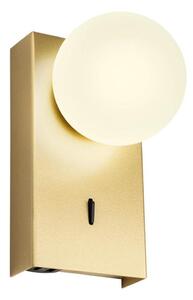 Redo 01-4657 - Aplică LED de perete NORMA LED/5W/230V CRI 90 USB aurie