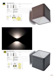 Redo 9080 - Aplica de exterior BETA LED/6W/230V 3000K IP54 maro