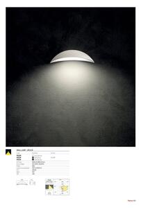 Redo 90236 - Aplica de perete pentru exterior PALMA LED, 18W, 230V, IP54, maro