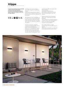 Redo 90451 - Aplica de perete exterior KLIPPE LED/24W/230V 3000K IP54, alb