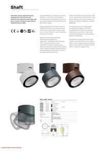 Redo 90628 - Spot LED de exterior SHAFT, 13W, 230V, IP65, maro