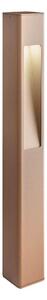 Redo 90673 - Lampă de exterior SOLO, 70 cm, 1x GU10, 35 W, 230 V, IP65, maro