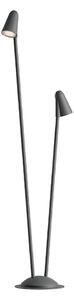 Redo 90711 - Lampă LED de exterior NIVALIS 2xLED/6,9W/230V 110 cm IP65 antracit