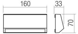 Redo 90679 - Lampă de orientare pentru exterior ANDER, LED/3W/230V 3000K IP65 antracit
