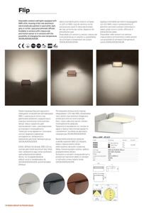 Redo 90716 - Aplică LED de exterior FLIP LED/40W/230V IP54 maro