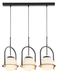 Jupiter 1916 - Pendul cu cablu ROSSO 3xE27/15W/230V negru