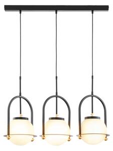 Jupiter 1916 - Pendul cu cablu ROSSO 3xE27/15W/230V negru