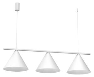 Lustră suspendată pe cablu CAPITAL 3xGX53/15W/230V albă