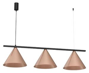 Suspensie pe cablu CAPITAL, 3x GX53, 15 W, 230 V, aur roz