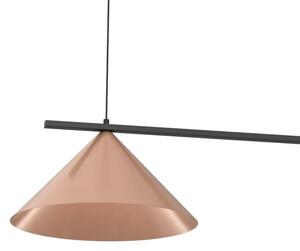 Lustră suspendată pe cablu CAPITAL 2xGX53/15W/230V aur roz