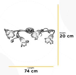 ONLI - Plafonieră ARIANNA 4xE14/6W/230V, bronz