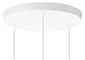 Lustră suspendată BOHO pe cablu 3xE27/60W/230V alb/iută