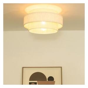 Plafonieră BOHO 1xE27/60W/230V, diametru 40 cm, crem/jută