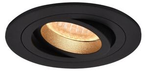 Zuma Line ARGU10-039-N - Spot încastrat CHUCK, 1x GU10/50W/230V, negru