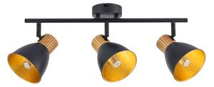 Brilagi - Spot de tavan ODENSE, 3x E14/10W/230V, lemn/negru