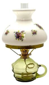 Lampă cu petrol KLÁRA, 34 cm, verde pădure