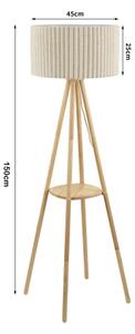 Lampă de podea Brilagi NORDIC WAVE 1xE27/15W/230V lemn/in