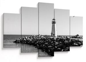 Tablou - Far de pe coastă, Santa Cruz, California (150x105 cm)