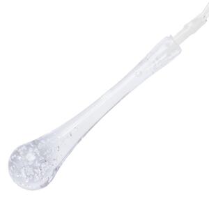 Aigostar - ghirlandă LED de exterior pentru Crăciun 100xLED/8 funcții 3xAA 10m IP44 alb cald picături