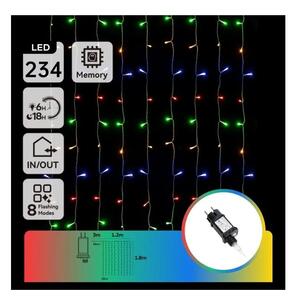 Aigostar - Ghirlandă LED pentru exterior 234 LED-uri / 8 funcții 1,2 x 1,8 m IP44 multicolor