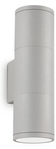 Ideal Lux - Aplica de exterior GUN 1xGU10/35W/230V 21 cm IP44 gri