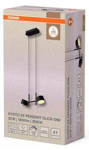 Osram - Lampă suspendată LED dimabilă DECOR KYOTO, 2xLED/10W/230V, negru
