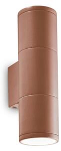 Ideal Lux - Aplica de perete pentru exterior GUN 1xGU10/35W/230V 21 cm IP44 maro