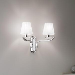 Ideal Lux - Aplică de perete cu cristale PEGASO 2xE14/28W/230V crom lucios