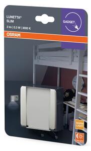 Osram - Lumină de noapte LED cu senzor de amurg LUNETTA LED/0,3W/230V albă