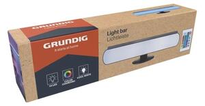 Grundig - Lampă de birou LED RGBW dimabilă, 0,7 W / 5 V, neagră, cu telecomandă
