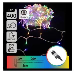 Aigostar - Ghirlandă luminoasă de Crăciun LED RGBY pentru exterior 400xLED/6W/230V 20m IP44