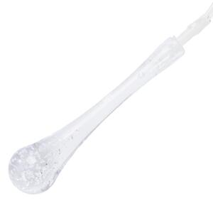 Aigostar - Ghirlandă LED de Crăciun pentru exterior, 100 LED, 8 moduri, alimentare 3xAA, 10 m, IP44, alb rece, picături
