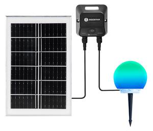 Aigostar-LED Lampă LED RGB MESH cu dimmer pentru exterior, 20W/3,7V, 4000mAh, 2700-6500K, IP65, diam. 20 cm